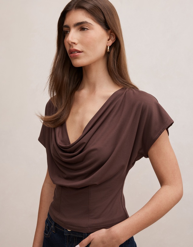 Forever New - Phoebe Draped Cowl Neck Top