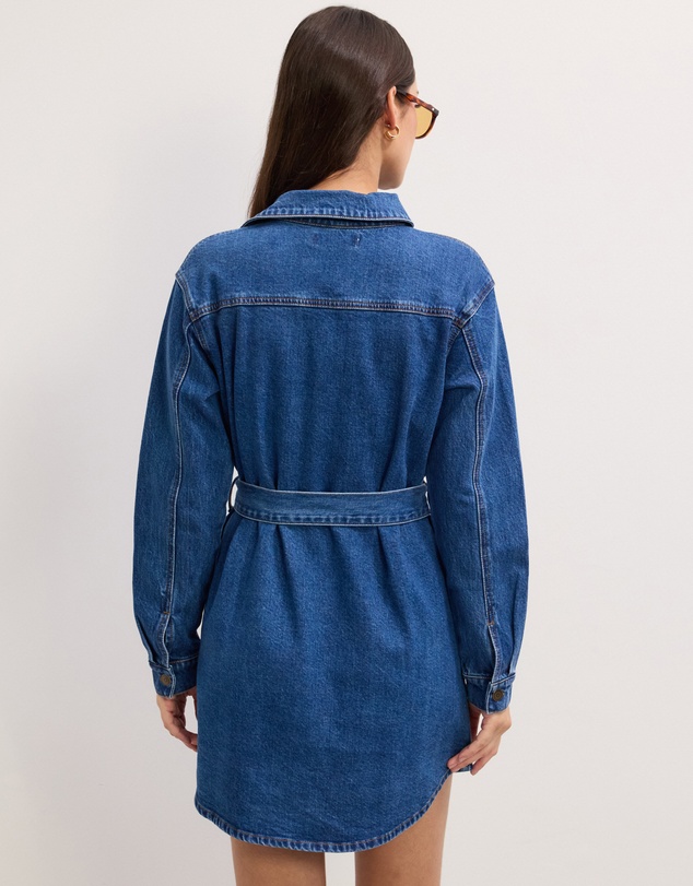 The Fated - Amalia Denim Mini Dress