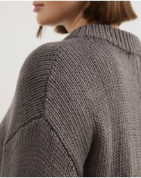 Atmos&Here Curvy - Zip Through Cardigan