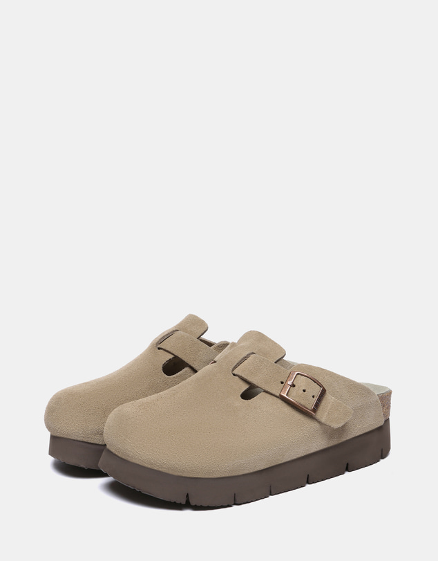 EVERAU - EverAU Ugg Brooklyn Platform Cow Suede Upper Clogs