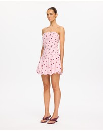 KIVARI - Sia Bubble Hem Mini Dress