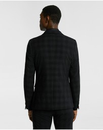 yd. - Alpa Check Stretch Blazer