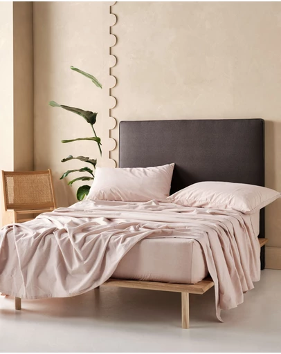 Linen House - Flannelette Plain-Dyed Sheet Set