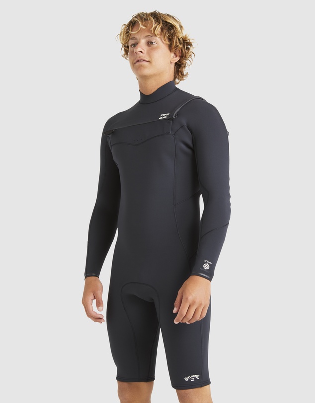 Billabong - Mens 2/2mm Absolute Natural Chest Zip Long Sleeve Springsuit