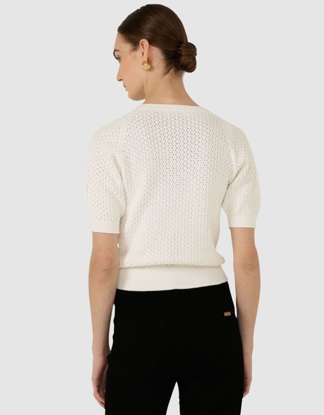 SACHA DRAKE - Henley Knit Top