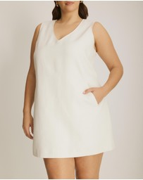 Atmos&Here Curvy - Hann Textured Mini Dress