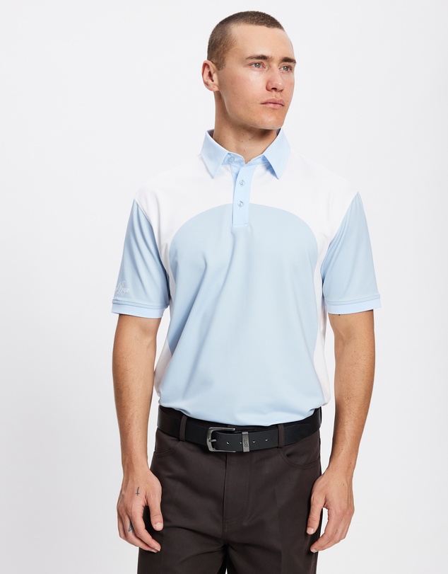 Bogey Boys - Curved Block Athletic Polo