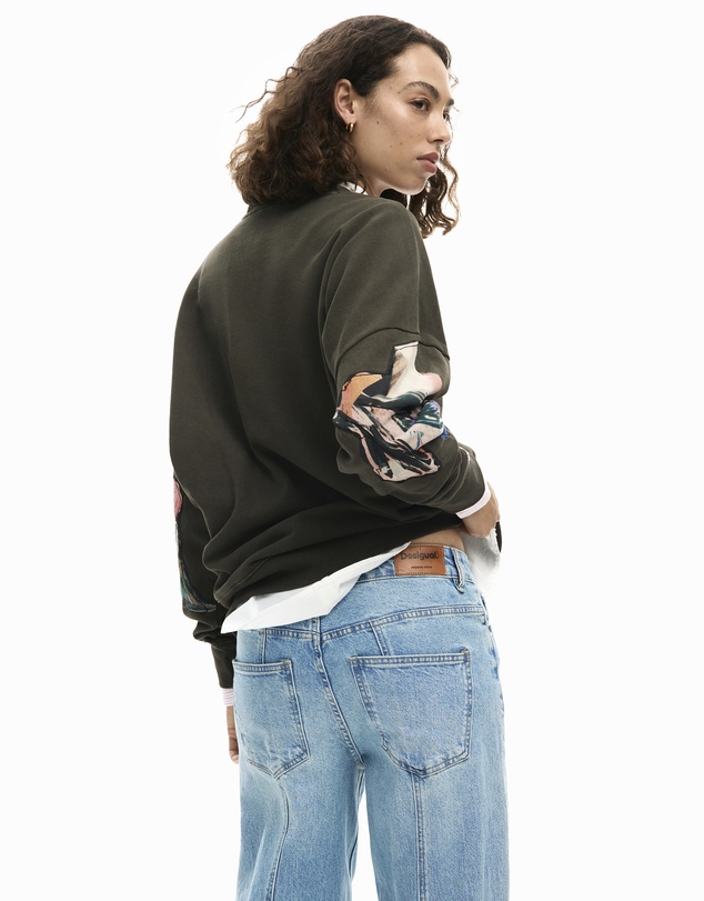 Desigual - Collage drawing sweatshirt