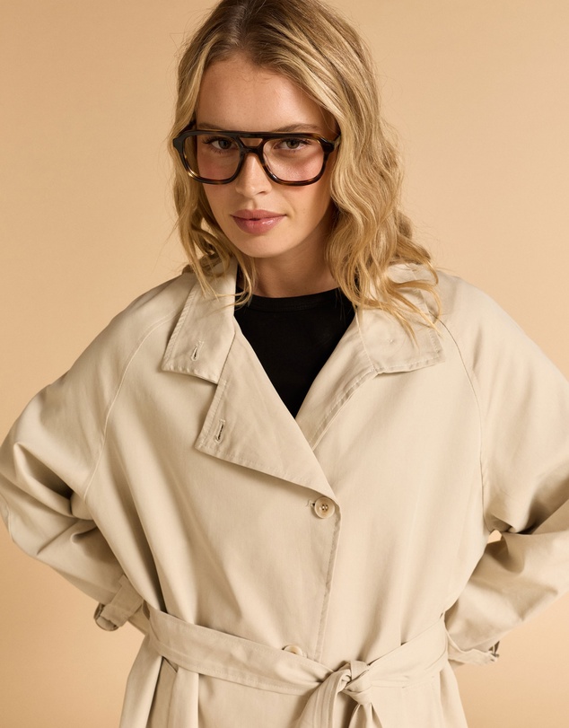 MVN - Funnel Neck Trench Coat
