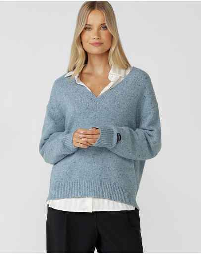 Light Marine Blue Marl
