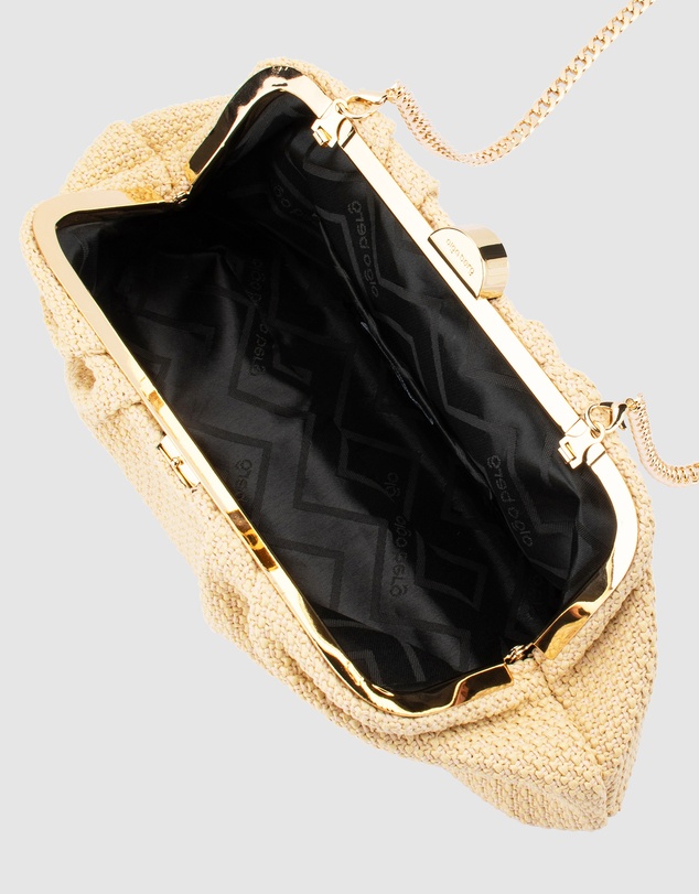 Olga Berg - Oriana Woven Clutch