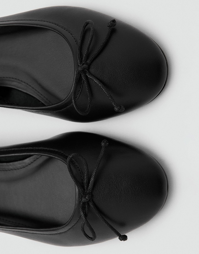 M.N.G - Leather Ballet Flats