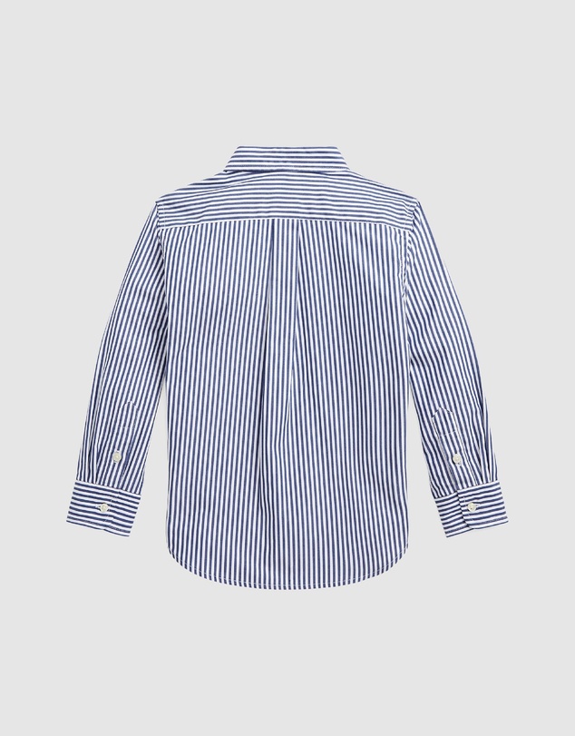 Polo Ralph Lauren - Striped Cotton Poplin Shirt - Kids - ICONIC EXCLUSIVE