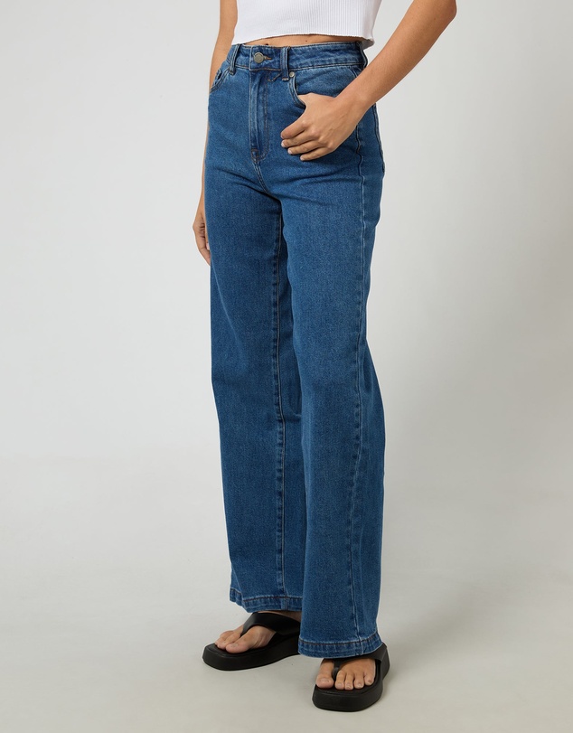 All About Eve - Jacqui Wide Leg Heritage Blue