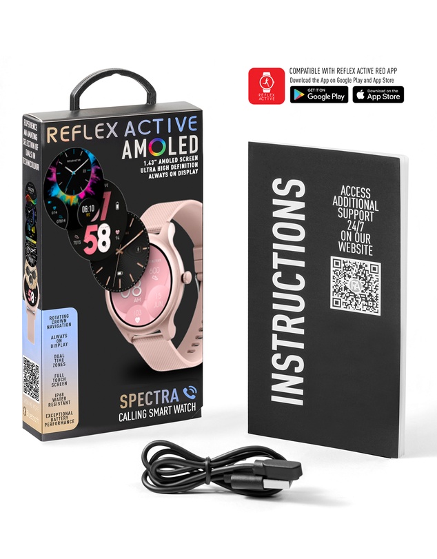 Reflex Active - Spectra 300R Pink Smart Watch