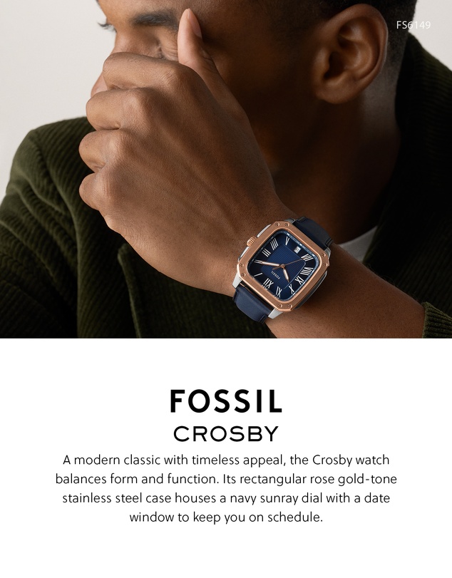 Fossil - Crosby Blue Analogue Watch