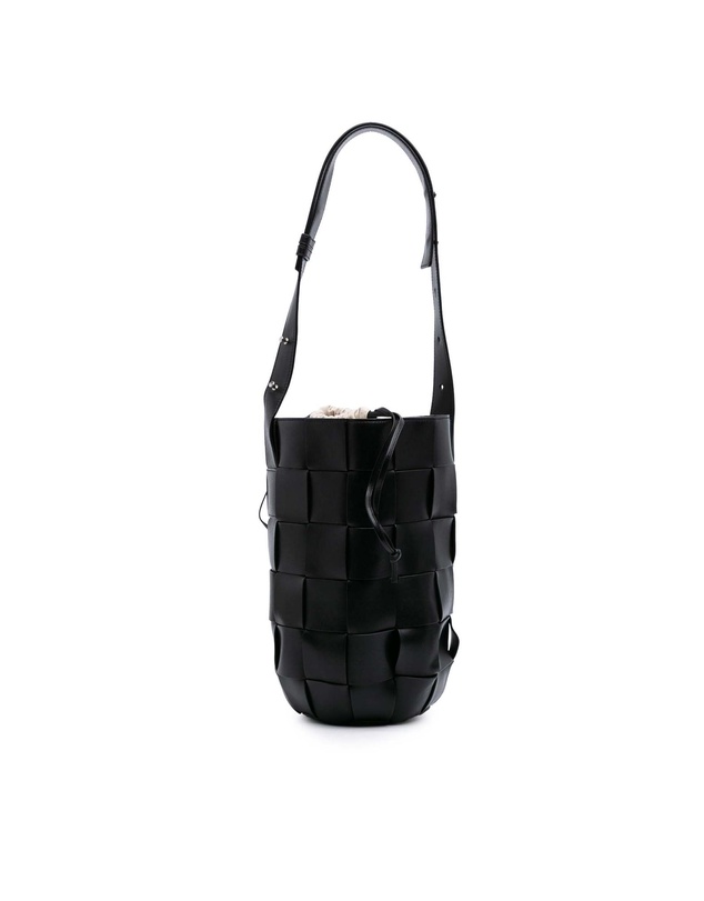 Pre-Loved by Azura Reborn - Pre-Loved Nappa Intrecciato Casette Lantern Bucket