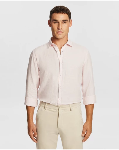 yd. - West Hampton Pure Linen Shirt