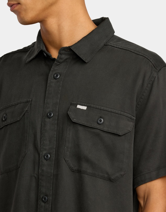 RVCA - Mens Vacancy Utility Short Sleeve Shirt