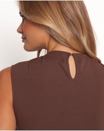 Petal & Pup - Nissa Top - Chocolate Brown