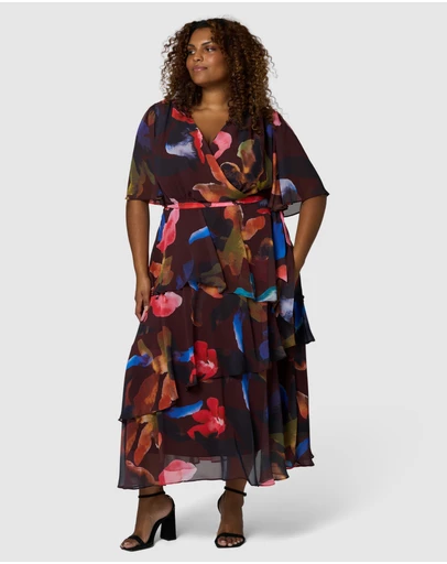 Pink Dusk by Curve Project - Hypnotic Maxi Dress