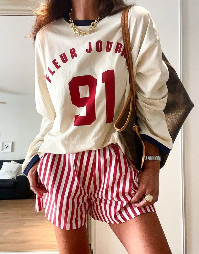CAMIXA - Shoshana Striped Shorts