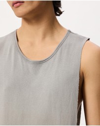 Surrounded By Ghosts - The Titanium Rib Knit Muscle T-Shirt