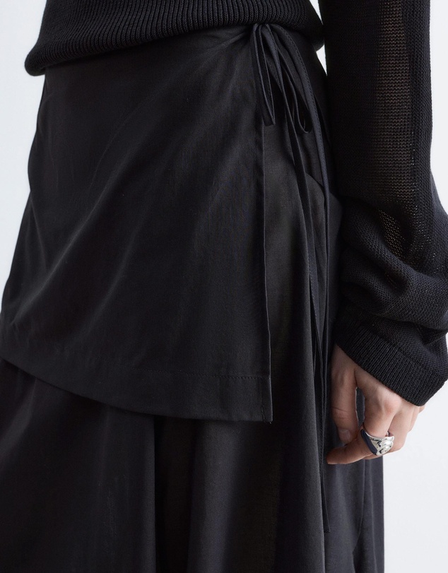 & Other Stories - Sheer Apron Midi Skirt