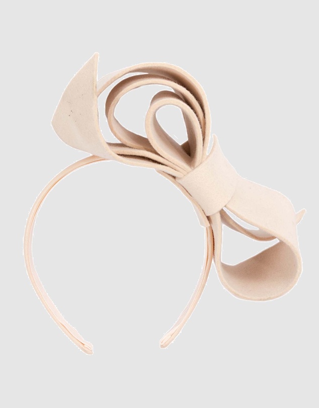 Max Alexander - Felt Nude Bow Fascinator