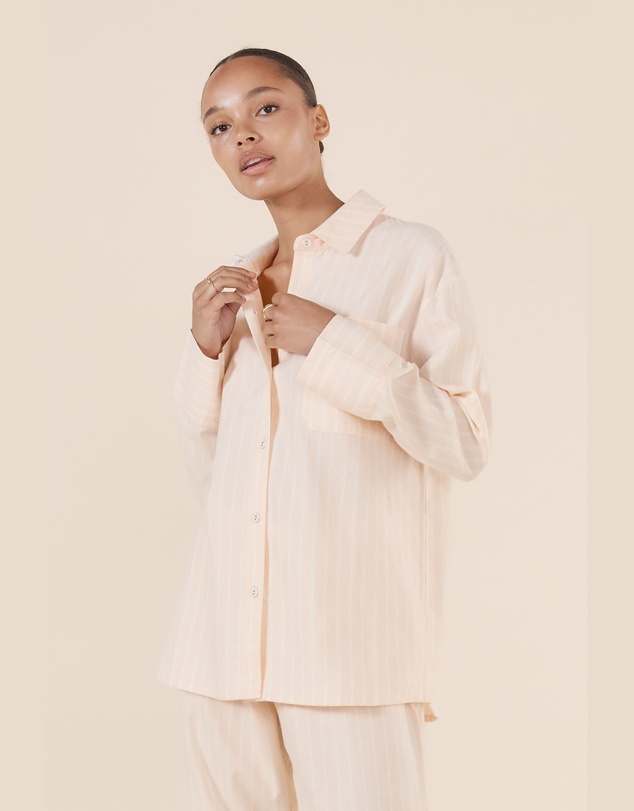 Gingerlilly - Josephine Pink Stripe Cotton PJ set