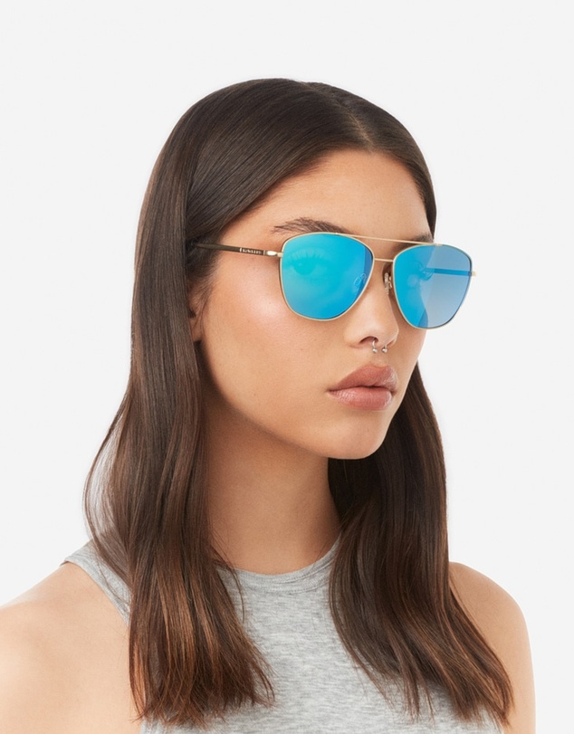 Hawkers Co - HAWKERS - Polarized Karat Clear Blue LAX  Sunglasses for Men and Women UV400