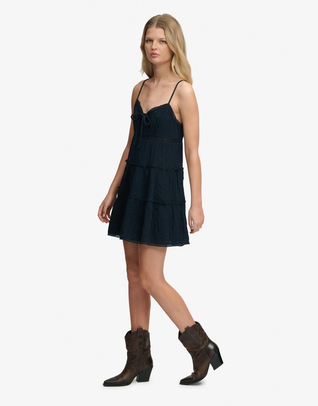 Superdry - Cheesecloth Tiered Mini Dress