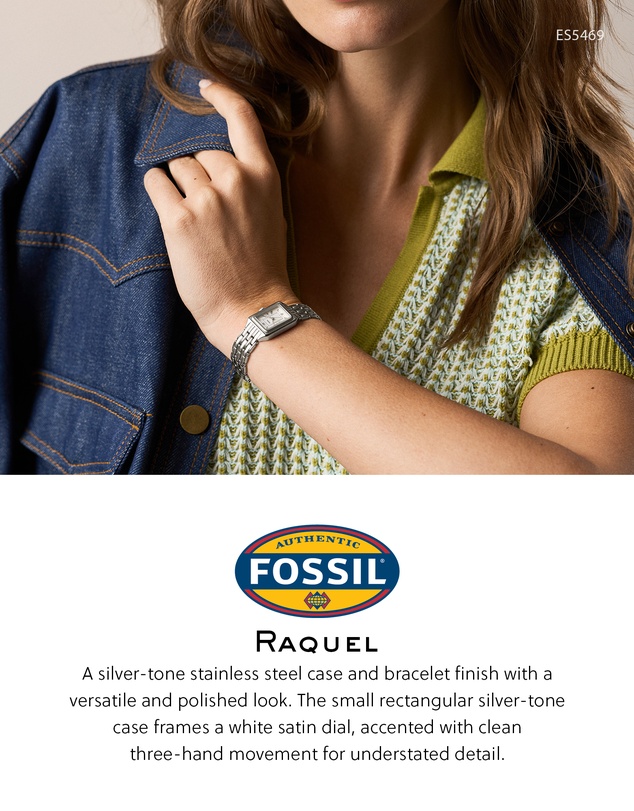 Fossil - Raquel Silver Tone Analogue Watch