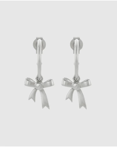 Karen Walker - Bow Hoop Earrings