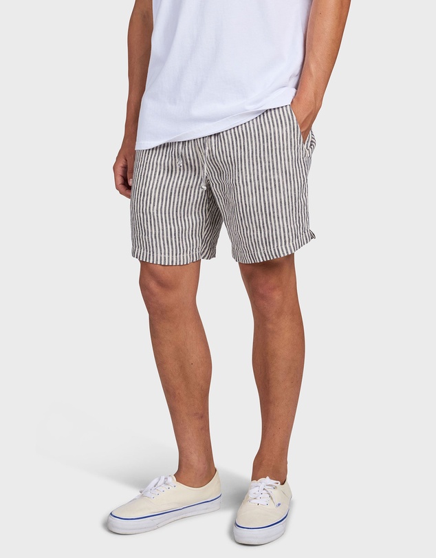 Academy Brand - Stripe Riviera Linen Short