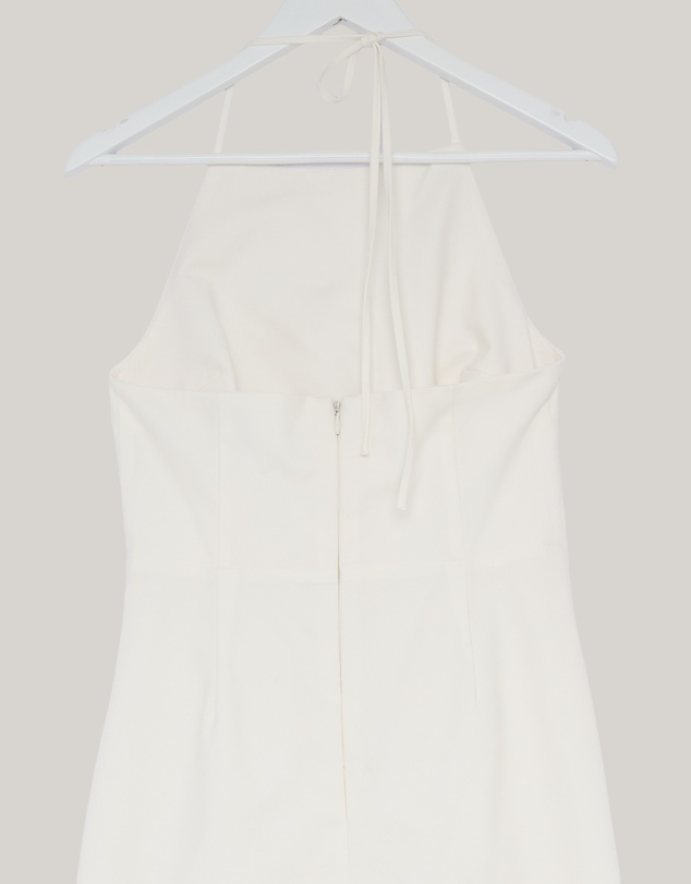 Revibe - Repaired Shona Joy Lani High Neck Halter Maxi Dress - AU 10