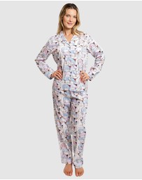 Sant And Abel - Women's Drawbertson Longhorns Long PJ Set