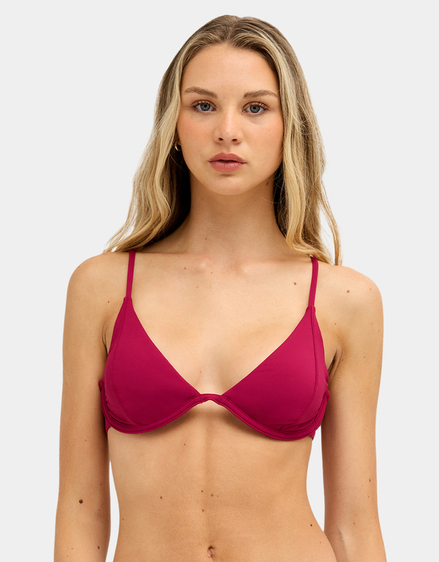 Roxy - Womens Beach Classics Underwire Tri Bikini Top