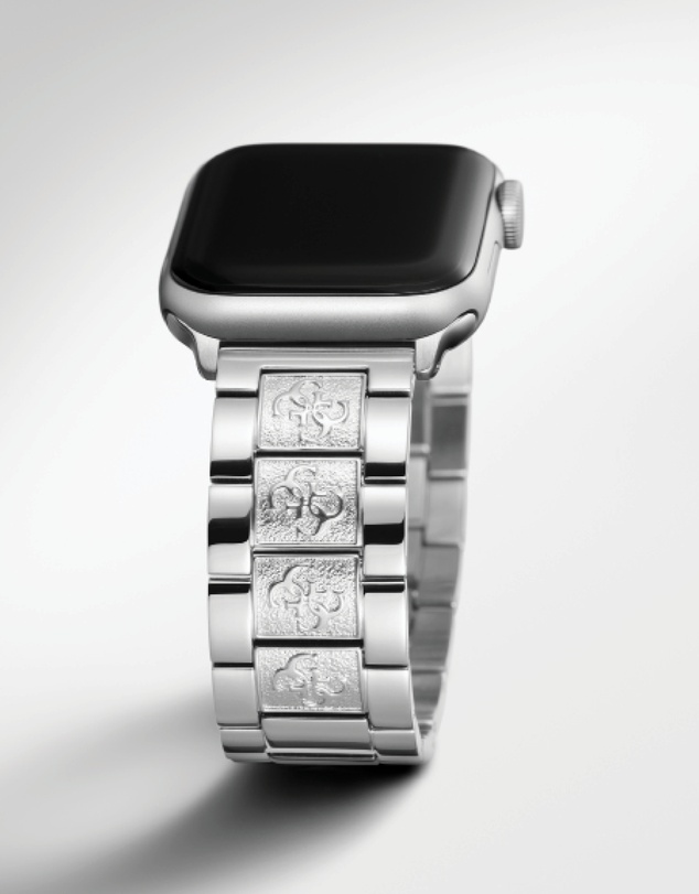 GUESS - Guess Apple Band - Anna Silver Logo 38-40mm