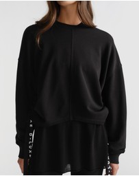 Decjuba - D-Luxe Ruched Terry Sweat