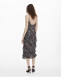 Desigual - Midi dress with ruffles