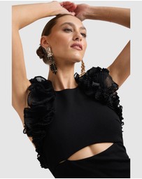 Romance by Honey and Beau - Trevia Frill Midi Dress