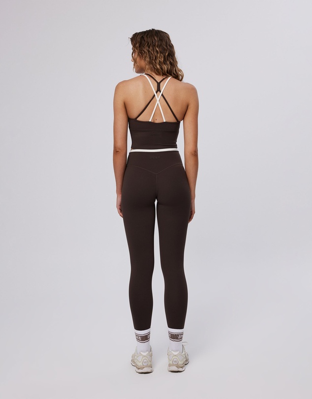 Upstate - Air Sculpt Contrast 7/8 Tight - Espresso