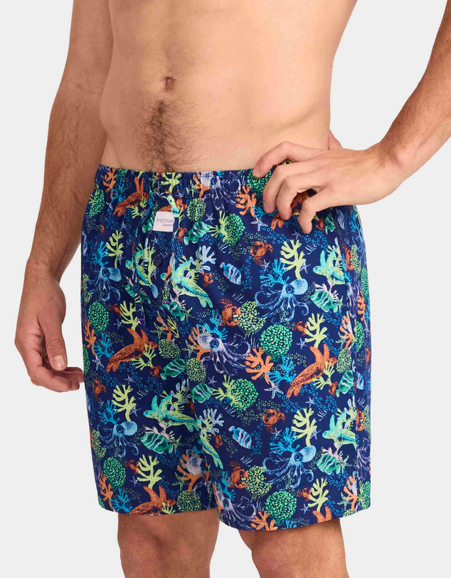 Mitch Dowd - Mitchdowd Coral Garden Bamboo Sleep Shorts