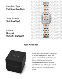 Armani Exchange - Two Tone Analogue Watch