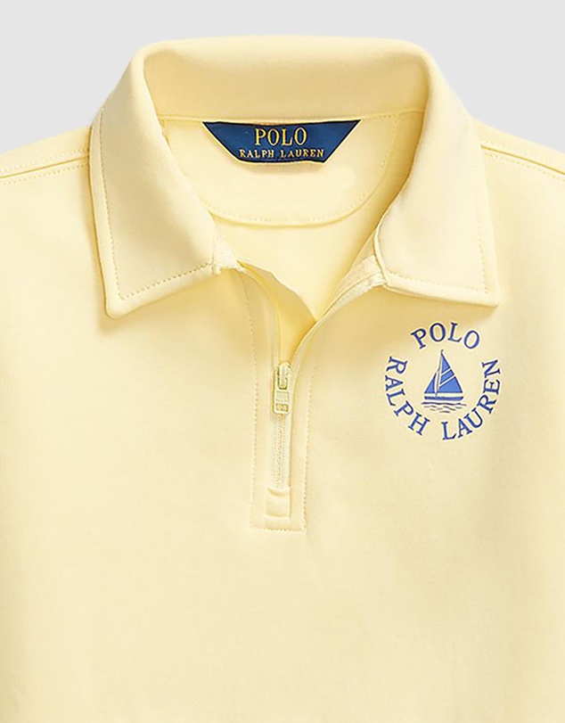 Polo Ralph Lauren - Double-Knit Collared Boxy Sweatshirt - Kids