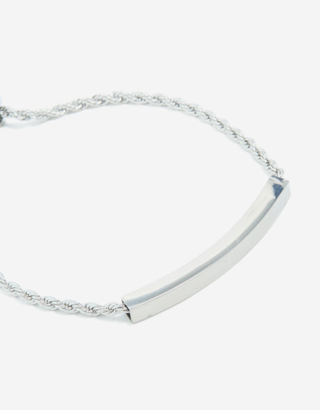 Lovisa - Waterproof Stainless Steel Twisted Engravable Toggle Bracelet