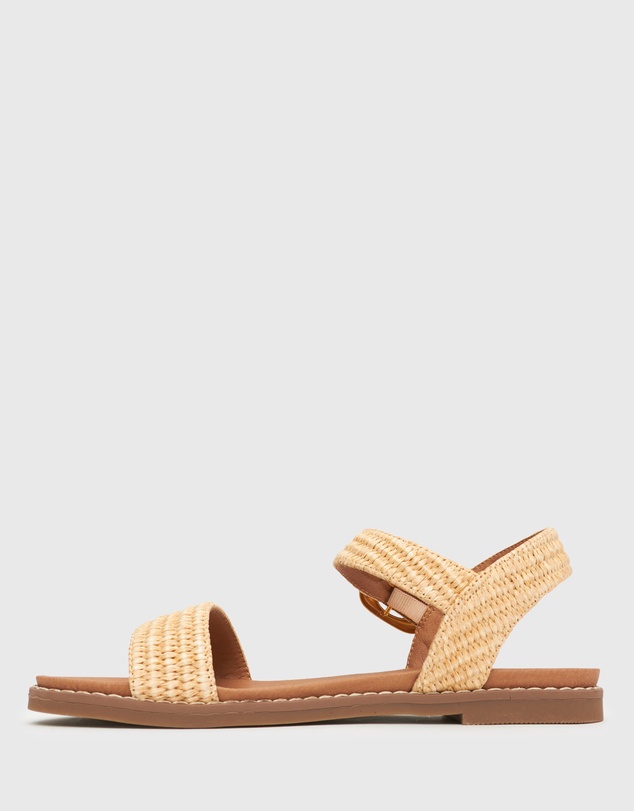 Zeroe - Wider Fit Atlanta Vegan Flat Sandals