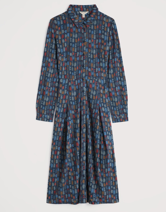 Seasalt - Seasalt Cornwall Multi Coastline Jersey Shirt Dress