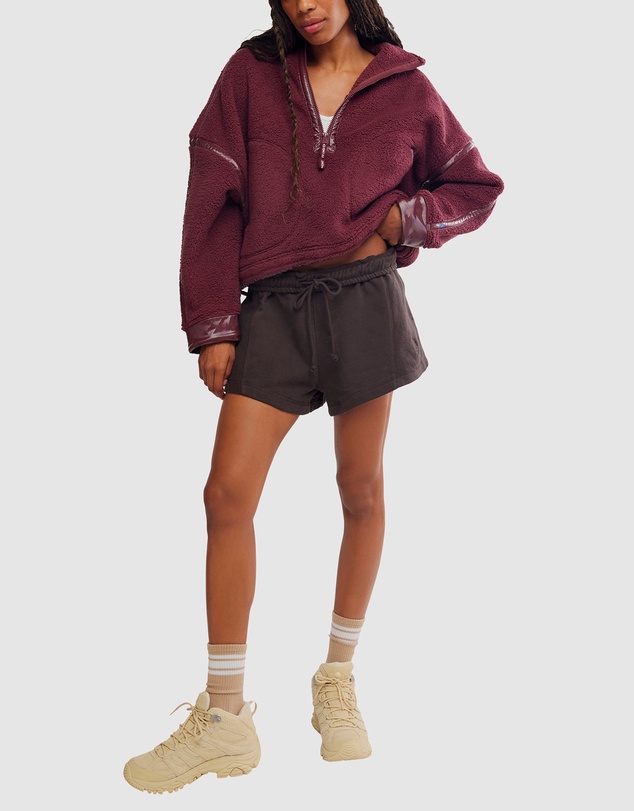 FP Movement by Free People - Mountain High Shine Half Zip Sweat